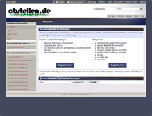 Tablet Screenshot of abstellen.de